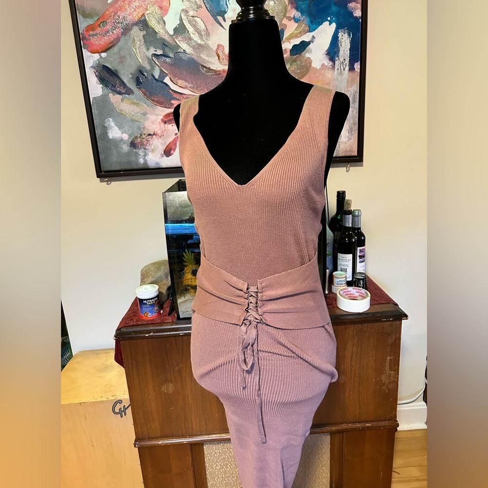 DYNAMITE Tan Tank Dress